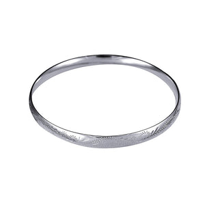 7mm Wide Engraved Bangle