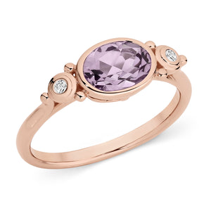 Light Purple Amethyst Ring