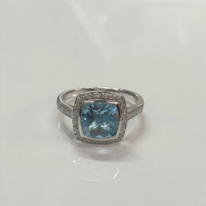 Blue Topaz Ring