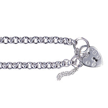 Load image into Gallery viewer, Heart Padlock Bracelet
