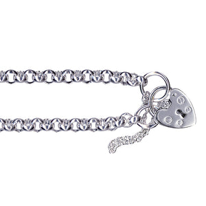 Heart Padlock Bracelet