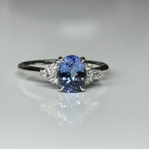 Tanzanite and Diamond Ring