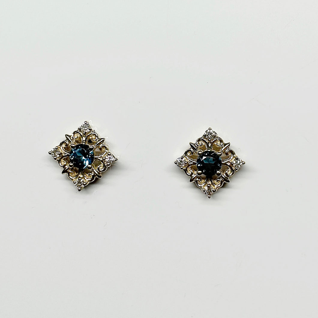 London Blue Topaz Earrings