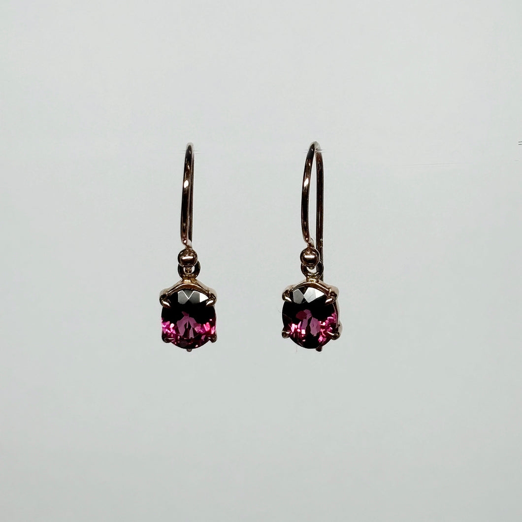 Rhodolite Garnet Earrings