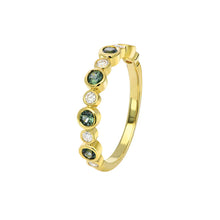 Load image into Gallery viewer, &#39;Afina&#39; Teal Australian Sapphire Ring
