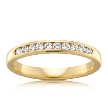 Channel Set Diamond Band