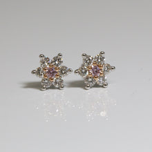 Load image into Gallery viewer, Pink Kimberley &#39;Novah&#39; Stud Earrings
