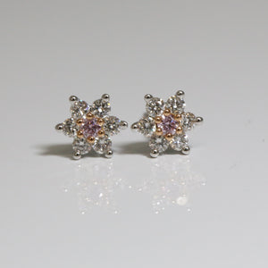 Pink Kimberley 'Novah' Stud Earrings