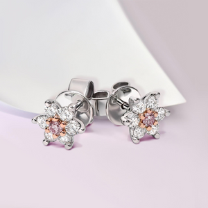 Pink Kimberley 'Novah' Stud Earrings