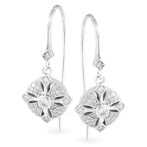 Art Deco Diamond Earrings