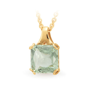 Green Amethyst Pendant